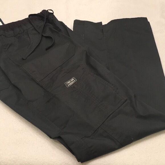 NWT Small Cherokee Contemporary Fit  dark navy blue scrubs core stretch - Picture 1 of 11